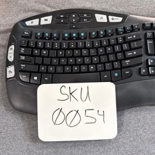 Logitech K350 Wave Wireless Ergonomic Comfort Keyboard