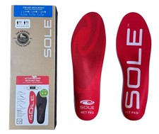 SOLE Active Medium w/ Met Pad Shoe Insoles A1-MT-13 Men's 13 / Women's 15