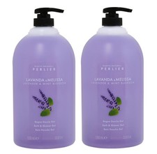 Perlier Lavender and Mint 1L Bath and Shower Gel 2-pack - New  Sealed