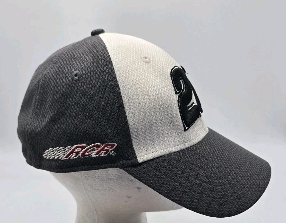 New Era 39Thirty PAUL MENARD #27 Gris Blanco Sombrero Ajustado M/L Richard Childress RCR Foto 3 de 4