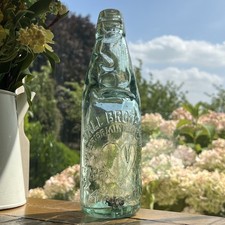 Ball Brothers Mineral Waters Blackpool Codd Bottle Vintage 10 oz Glass