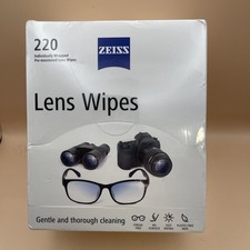 Zeiss Pre-Moistened Lens Cleaning Wipes - 220 Pcs - New