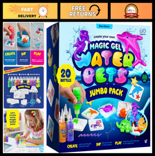 DIY Aqua Fairy Water Gel Kit for Kids - Magic Elf Toy, Squishy Maker Set, Craft