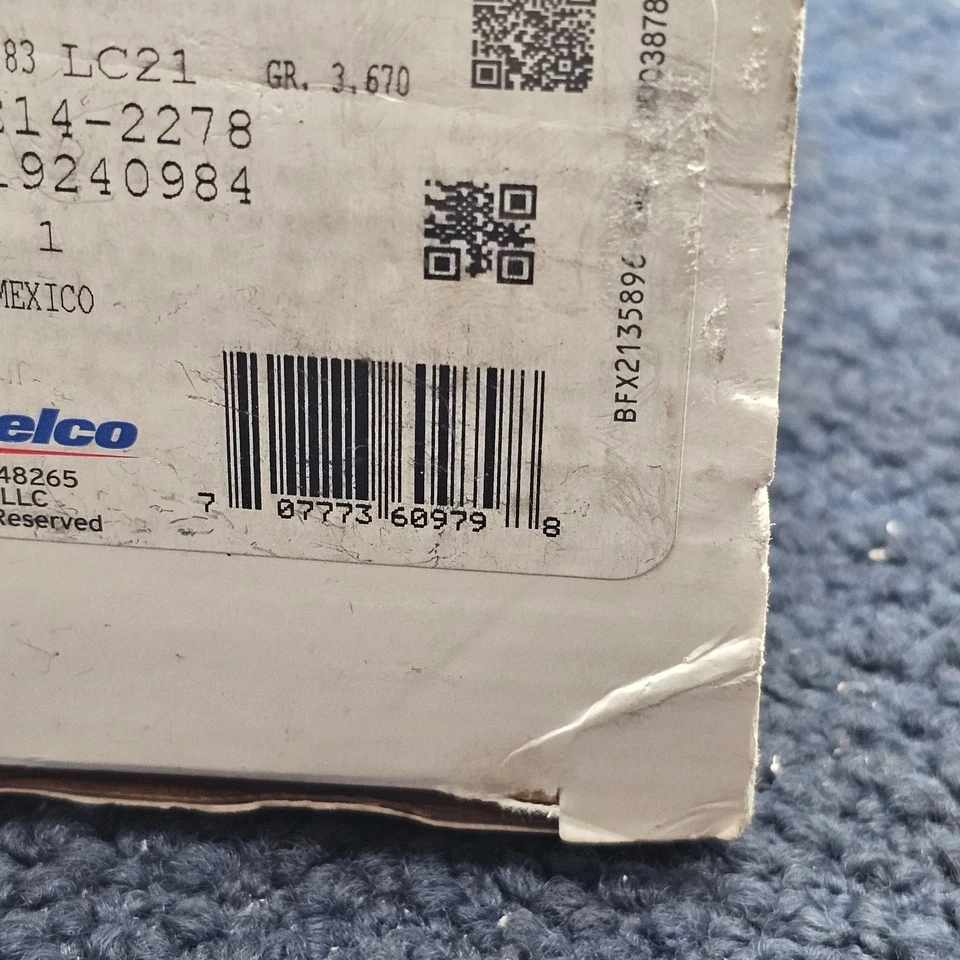 ACDelco 214-2278 19240984: Válvula EGR para 95-00 Chevrolet C2500 C3500 K2500 K3500 Foto 2 de 4