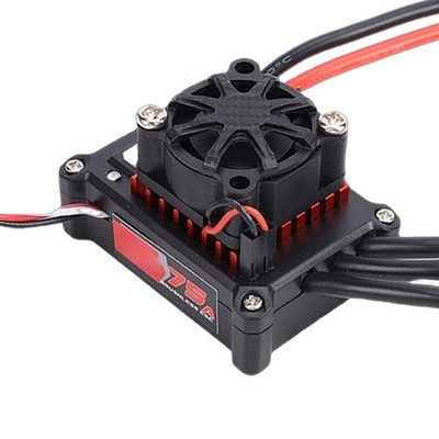 75A Brushless ESC For RC Car Boat Electronic Speed Controller With Built In SET