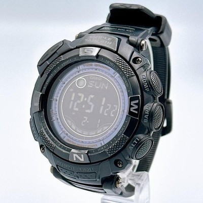 PRG-130Y CASIO PRO TREK デジタル腕時計 ブラック Casio PRG-130Y Pro Trek Watch Overseas Limited Rare Japan Limited