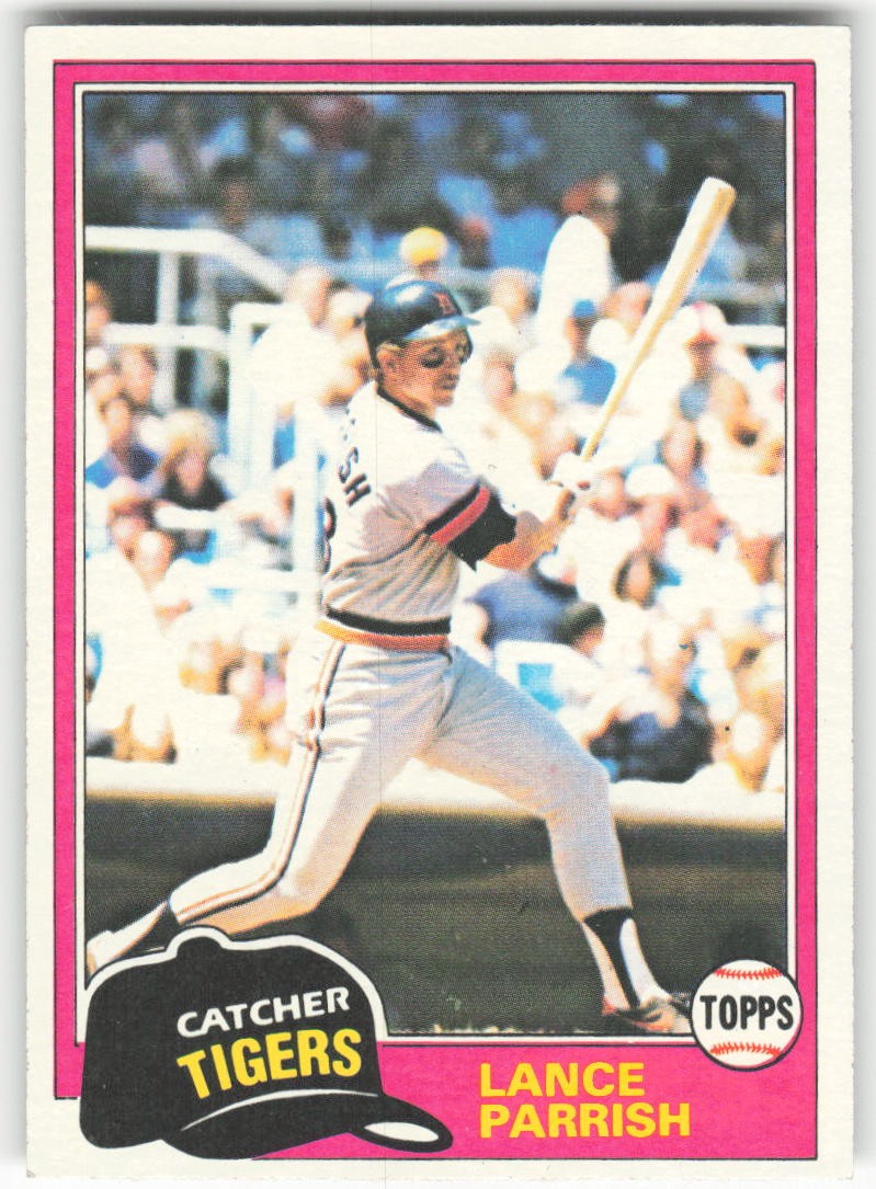 1981 Topps Lance Parrish 392 Detroit Tigers NM