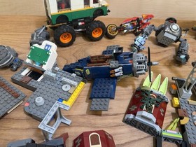 LEGO Bulk Lot Marvel Super Heroes, City Hulkbuster,War Machine,Police, Star Wars
