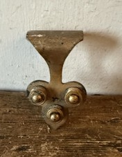 Old Picture Molding Rail Hook Painting Hangers Brass Painted Antique Vintage