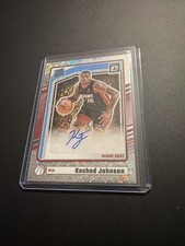 2024-25 Donruss Optic Fast Break Auto Keshad Johnson RC #326 *R2
