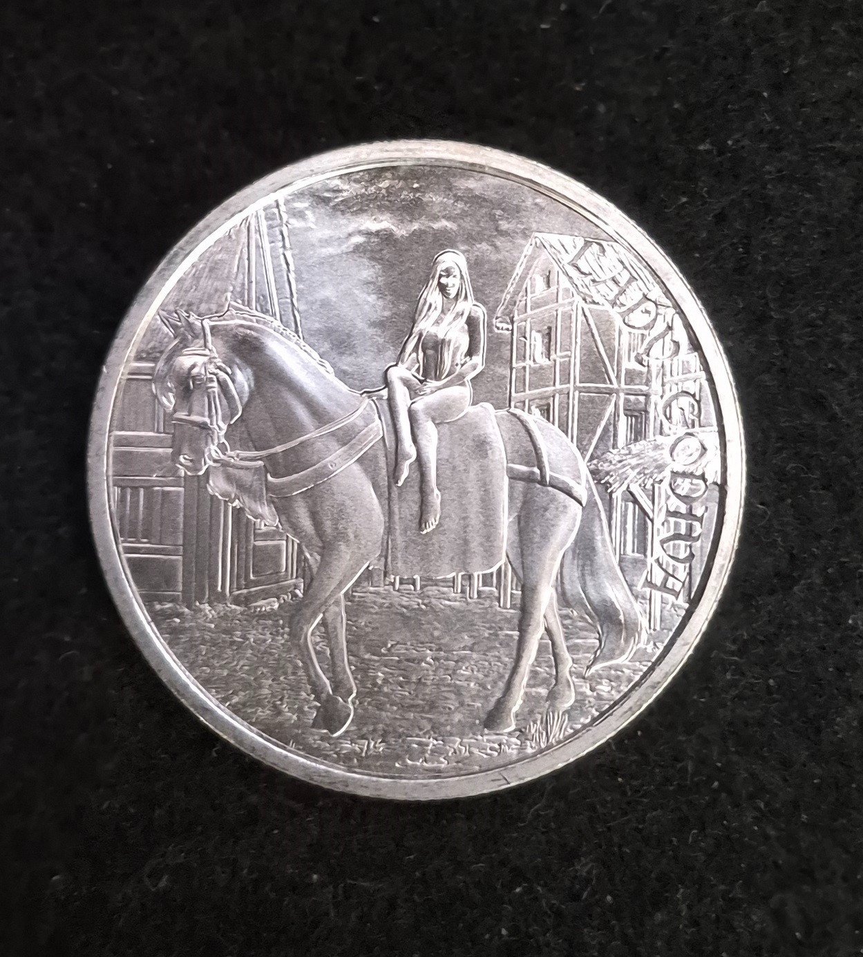 (1) Provident Medieval Legends Series Lady Godiva 1 Oz Round BU .999 Fine Silver