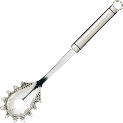 Cucchiaio Professionale per Pasta in Acciaio Inox, 32 Cm (12,5"), Argento - Foto 10 di 12