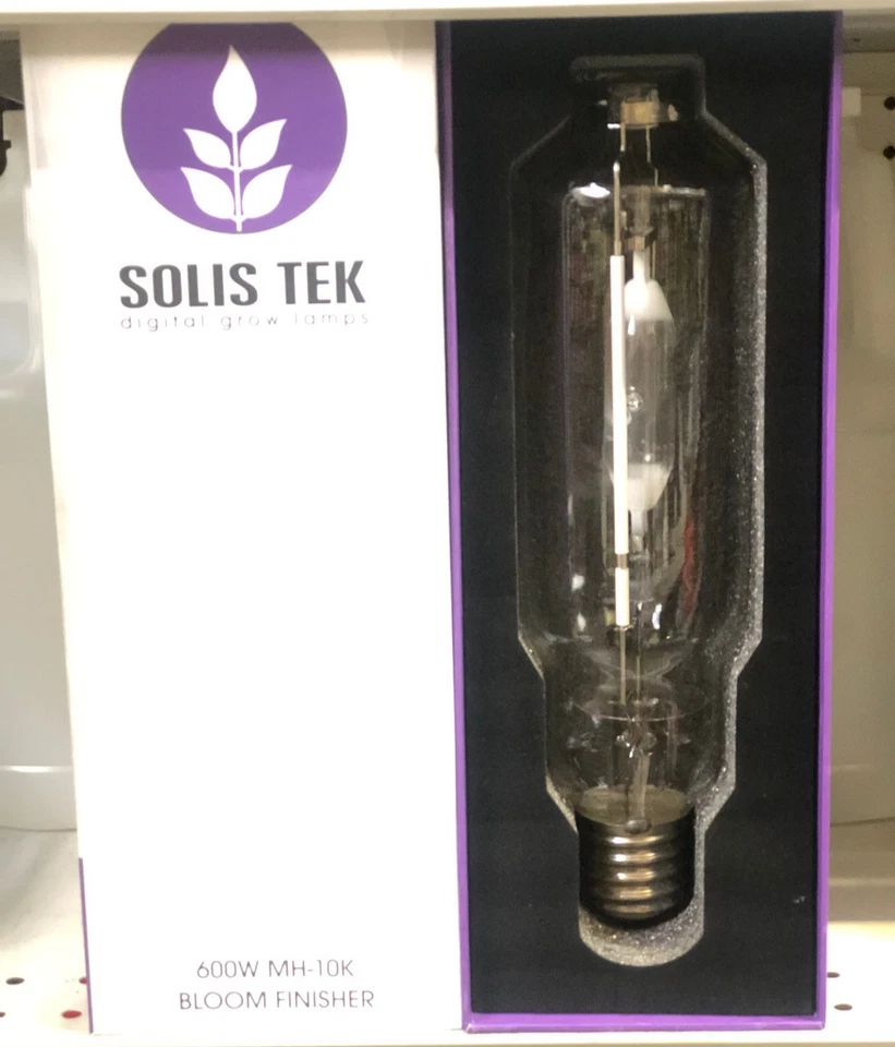 SolisTek Metal Halide 600W 10K Single-End Bloom Finisher Grow Lamp (Solis Tek) - Image 2 of 2