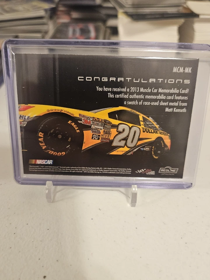 Matt Kenseth 2013 Redline Muscle Car Red 5 Color Metal # 28/50 NASCAR RACING - Image 2 of 2