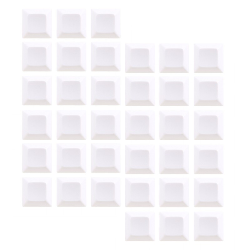 37PCS PBT Keycap DSA 1U Keycaps for Cherry MX Keycap Custom Set for9785