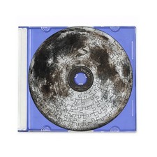 Space Moon CD Disc Shaped Jigsaw Puzzles for Adults 100 Pieces , Galaxy Plan...