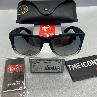 RB4165 RAY-BAN Spiegel Silber Herren JUSTIN Sonnenbrillen（54-16,145mm）CTRF-06
