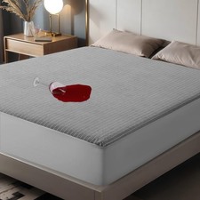TASTELIFE King Size Waterproof Mattress Protector - Deep Pocket, Breathable, ...