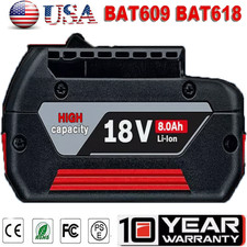For BOSCH BAT609 18V CORE 18 Volt 8.0Ah High Performance Battery BAT618 Li-ion