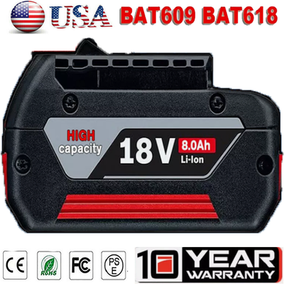 #ad For BOSCH BAT609 18V CORE 18 Volt 8.0Ah High Performance Battery BAT618 Li ion $28.91