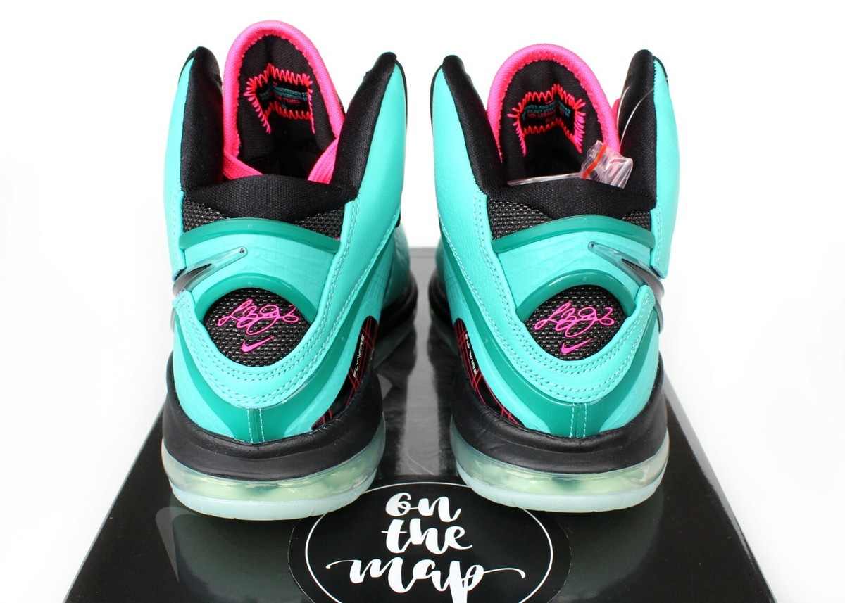 Nike Lebron 8 VIII QS South Beach PreHeat 2021 UK 5 6 7 8 9 10 US
