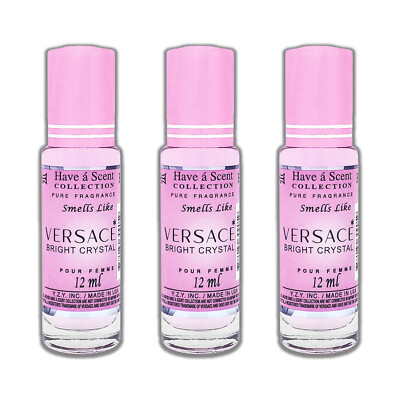 Bright Crystal Women Roll On Body Oil by YZY Perfume *12 Ml 3x & 5x Bundle Deal*