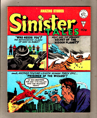 MYSTERY IN SPACE #1+SINISTER TALES 136+AMAZING STORIES OF SUSPENSE 26+CREEPY WOR - Picture 8 of 22