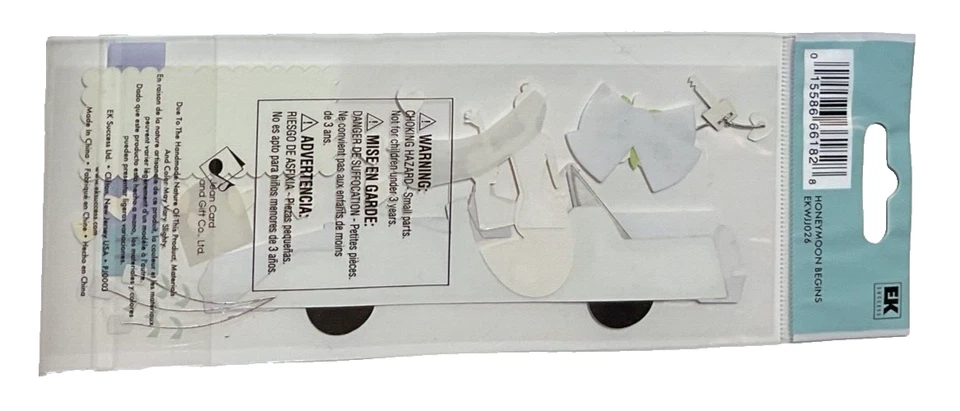 Honeymoon~Couple~Wedding I Do Touch of Jolee's Dimensional Scrapbook Stickers - Image 2 of 2