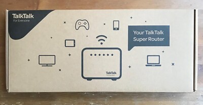 BRANDNEU Talktalk Super Router D-Link DSL-3782 Breitband Internet WiFi (verpackt)