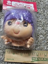 Vintage Crafts Mitzy Doll Moving Eyes Lavender Yarn Hair incl. Head Hands