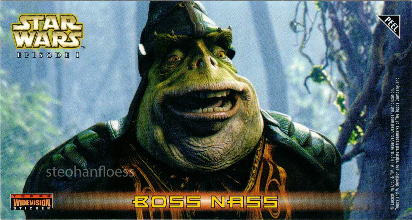 Topps Star Wars Episode I The Phantom Menace Widevision Sticker You Pick - Picture 14 of 15