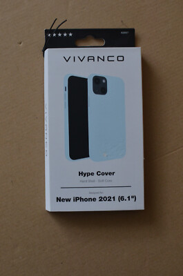 VIVANCO 62857 Hype Cover Hülle Hard Shell Soft für iPhone 2021 (6,1'') iPhone 13