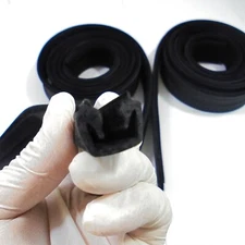 FOR MAZDA B1500 B1600 FORD COURIER TRUCK PICKUP DOOR GLASS RUN CHANNEL RUBBER x2