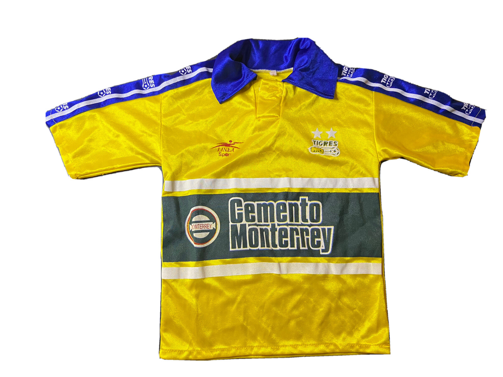 1999 atletica Tigres UANL Rare Mexico Luis HERNANDEZ #15 Sz Youth 6 Small