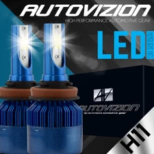 AUTOVIZION LED HID Headlight Conversion kit H11 6000K for 2010-2013 Lexus GX460