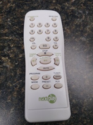NextPlay Audio Remote Control Tested and Working Used White