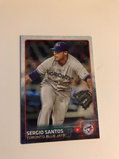 2015 Topps Series 1 Rainbow Foil #96 Sergio Santos Toronto Blue Jays