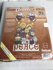 Janlynn Sugarplum Greeters Peace Plastic Canvas Kit Sealed Christmas SGP 1432