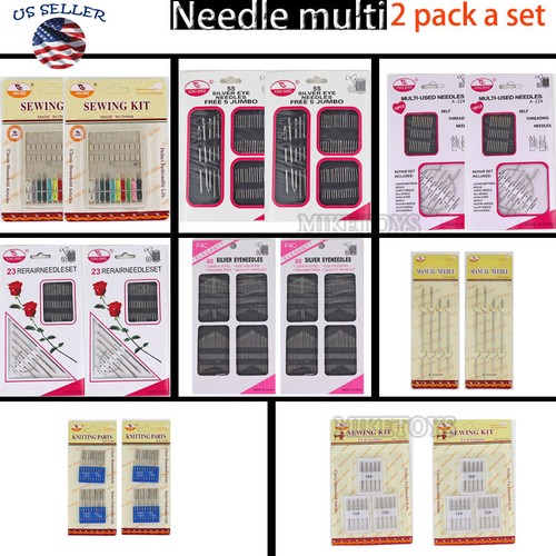 Repair Sewing Needles Kit Machine Needle14/90,16/100 for Brother Singer Kit NEW - 第 1/9 張圖片