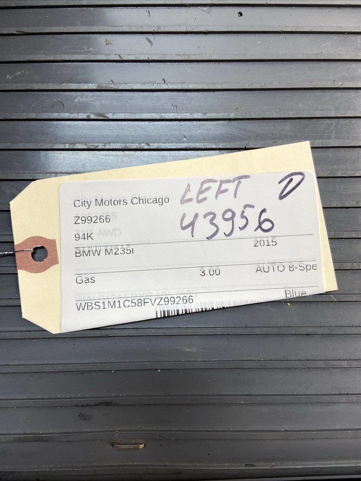 2014-2016 BMW M235i F23 Left Lower Rocker Panel B45 OEM *NOTE* - Image 2 of 4