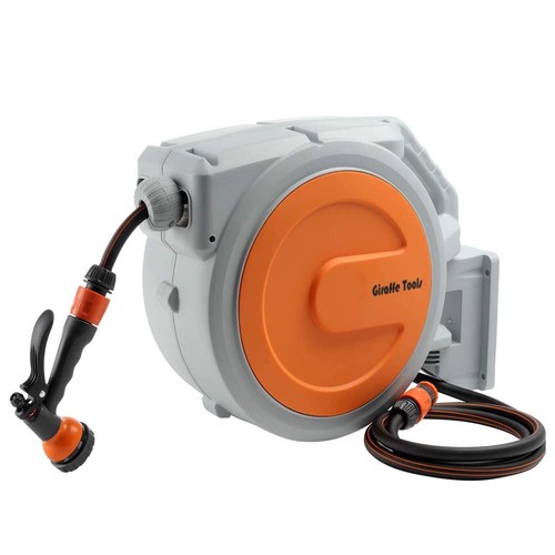 Garden Hose Reel Kit with Accessories, 20m Wall Retractable Hose - Used - Picture 5 of 5