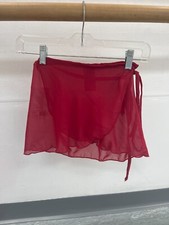 NEW WITH TAGS Capezio Wrap Skirt, Color: Garnet Red, Med/Large Adult Size