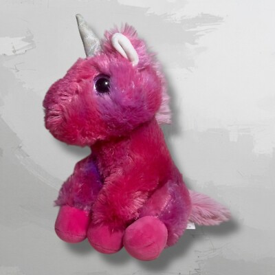 Spark Create Imagine Hot Pink Unicorn Plush Glitter Eyes Stuffed Animal Walmart
