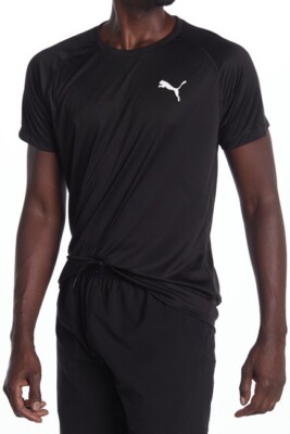 NWT Men's PUMA RTG Drycell Tee Shirt BLACK Free Shipping