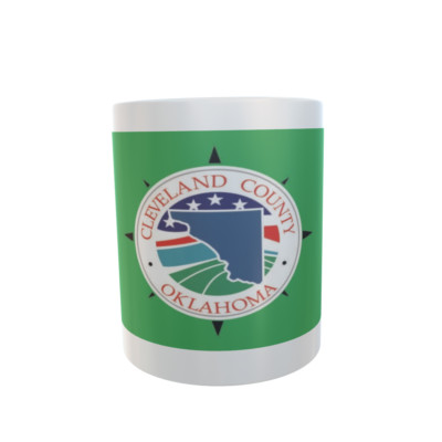 Tasse Cleveland County (Oklahoma) Fahne Flagge Mug Cup Kaffeetasse