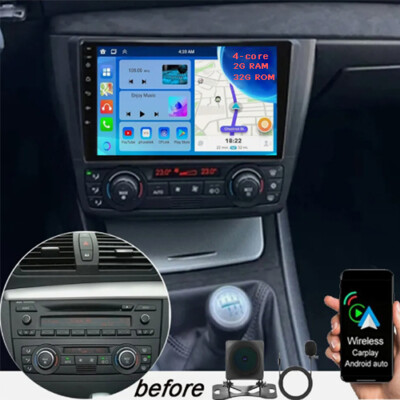 6+64GB Für BMW 1er E81 E82 E87 E88 2004-2011 Android 13 Autoradio Carplay Kamera
