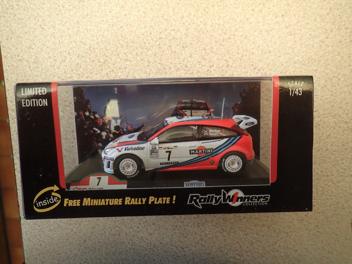 Skid Ford Focus WRC Colin McRae Winner Rally Portugal 1999