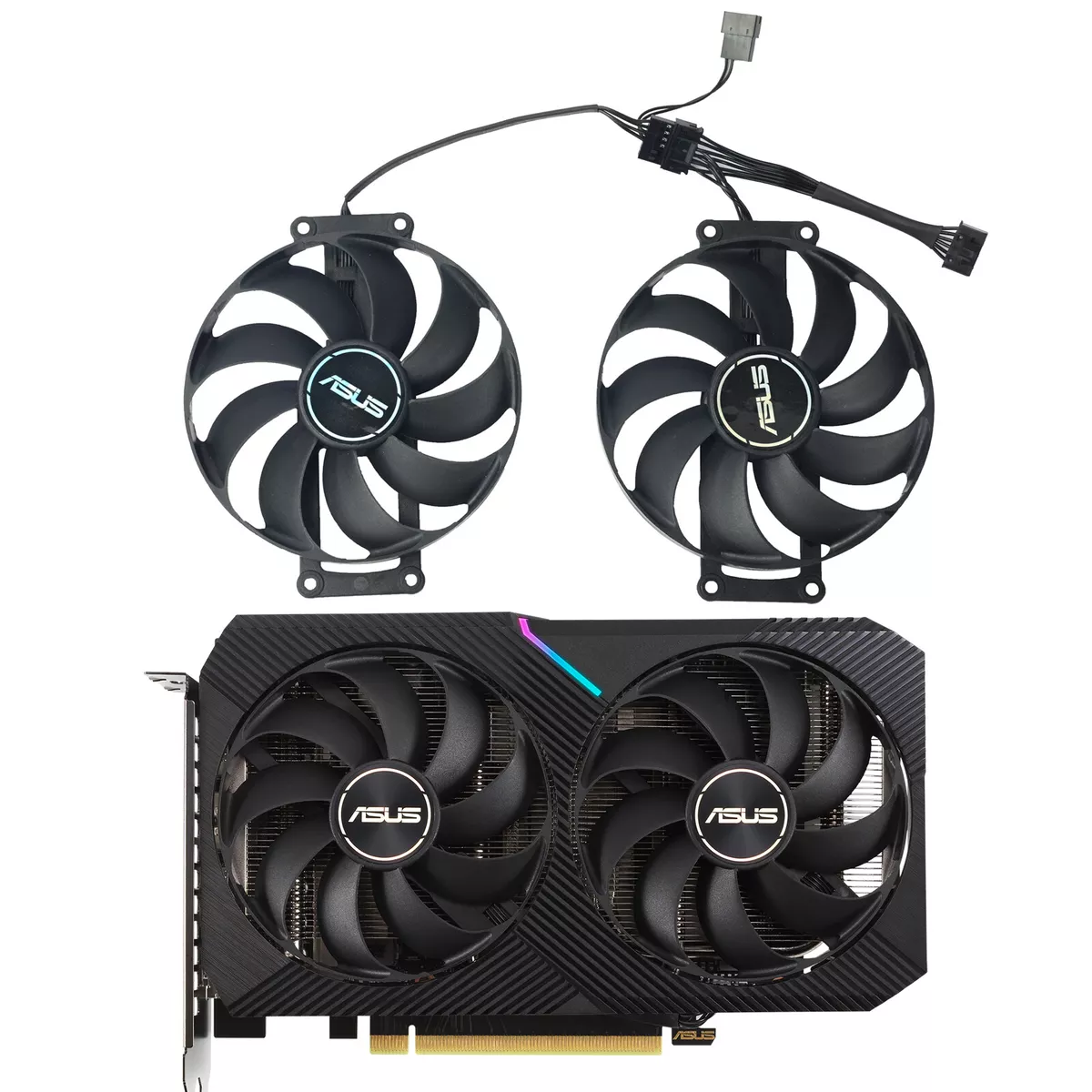 87MM CF9010U12D RTX3060 RTX3060TI 6PIN GRAPHICS CARD FAN REPLACEMENT FOR ASUS