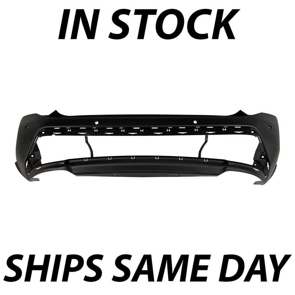 Textured Black Rear Bumper Cover for 2021-2023 Nissan Rogue with Parking Sensors