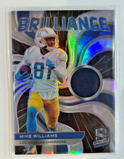 2022 Panini Spectra Football Brilliance Mike Williams Swatch Card /75